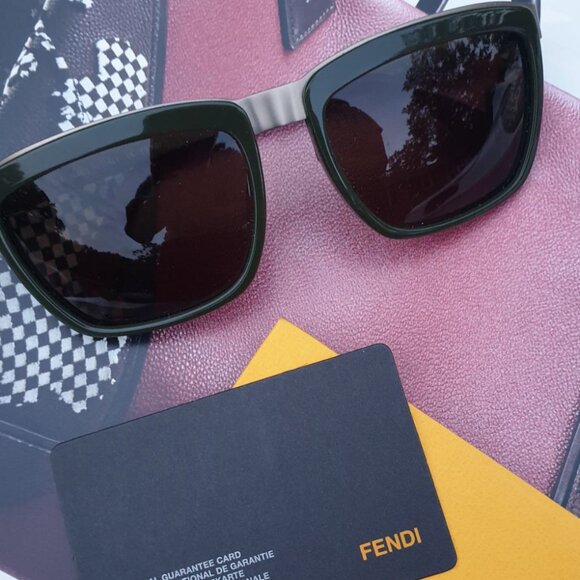 Fendi Sunglasses Shades Brown Olive Green Fashion Women Casual Formal Accessory main image 8